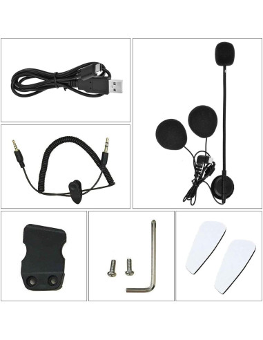 Auriculares Bluetooth para Motocicleta BT-S2 Tipo C con Micrófono