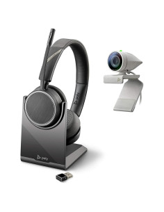 Kit Webcam Profesional Plantronics Studio P5 + Auriculares Voyager 4220 UC