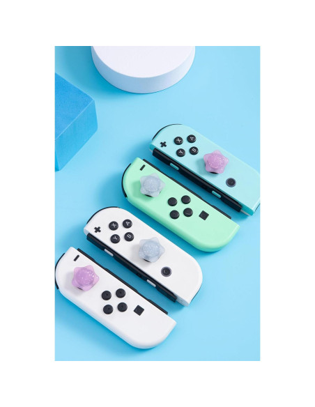 Agarres de Pulgar de Silicona NANANINO para Nintendo Switch - 4PCS Estrellas Agarres de Pulgar de Silicona NANANINO para Nintendo Switch - 4PCS Estrellas