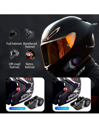 Auricular Bluetooth GoodRider GP-010 para Motocicleta IP67