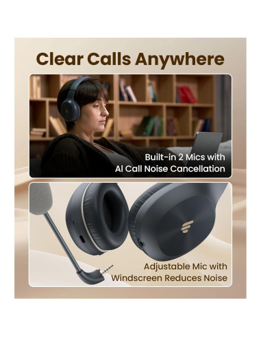 Auriculares Inalámbricos Edifier K750W con Micrófono Boom y AI