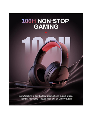 Auriculares Gaming Inalámbricos Acer Flex 2.4GHz 100H Batería