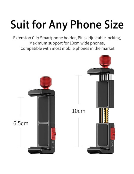 Soporte de trípode PICTRON ST-14 para teléfono celular 360 Soporte de trípode PICTRON ST-14 para teléfono celular 360