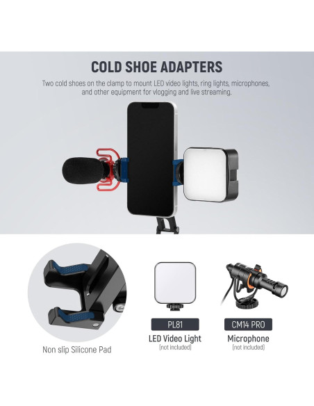 Soporte de Trípode Plegable NEEWER SP-04 para Smartphone Soporte de Trípode Plegable NEEWER SP-04 para Smartphone