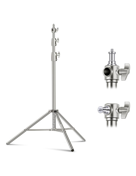 Soporte de Luz NEEWER ST-280SS 2.8m Acero Inoxidable Ajustable Soporte de Luz NEEWER ST-280SS 2.8m Acero Inoxidable Ajustable