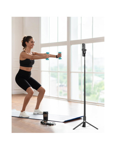 Selfie Stick Tripod Macrae 1.7m con Control Remoto Inalámbrico