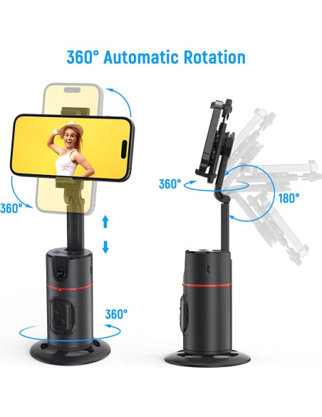 Trípode Automático Camrola con Seguimiento Facial y Luz LED Trípode Automático Camrola con Seguimiento Facial y Luz LED