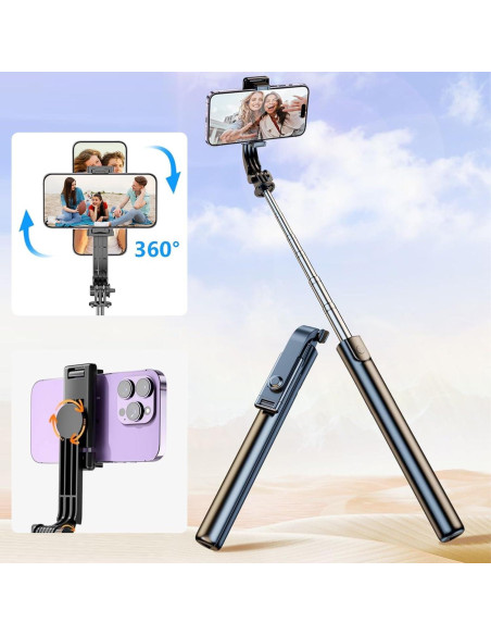 Trípode y Palo de Selfie GOGARA Extensible con Control Remoto Trípode y Palo de Selfie GOGARA Extensible con Control Remoto