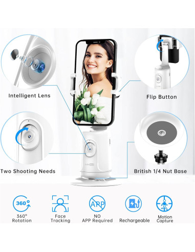 Soporte para Teléfono Inteligente LDP con Seguimiento Automático 360