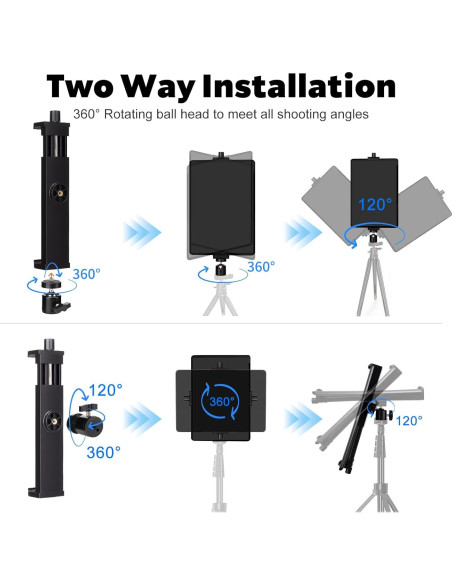 Soporte de Trípode Universal para Tabletas Eszkozta 360 Soporte de Trípode Universal para Tabletas Eszkozta 360