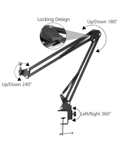 Soporte de Teléfono ChromLives con Brazo Articulado 360