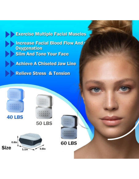 Ejercitador de Mandíbula ZOHA - Tonificación Facial Unisex Ejercitador de Mandíbula ZOHA - Tonificación Facial Unisex