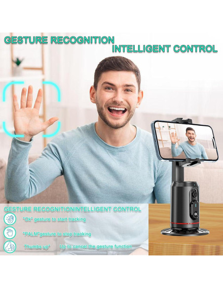 Trípode automático Crienten CR-Auto con seguimiento facial 360 Trípode automático Crienten CR-Auto con seguimiento facial 360