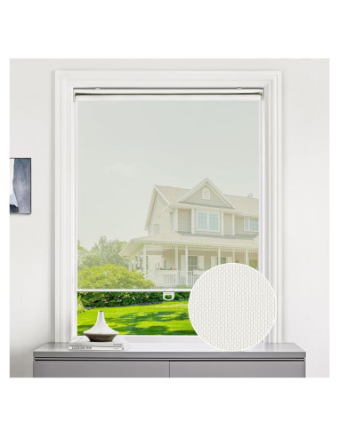 Cortina Roller Sin Cuerda LazBlinds 50.8x182.8cm Beige UV