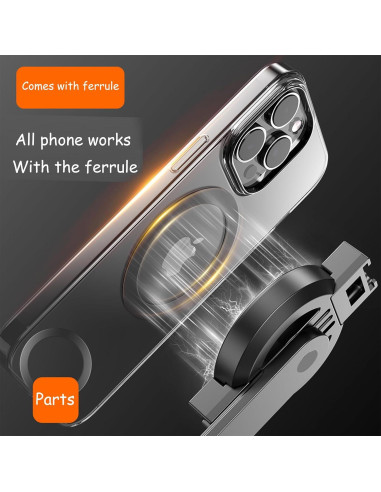 Trípode de Selfie Magnético UNILLQSS 152 cm con Control Remoto