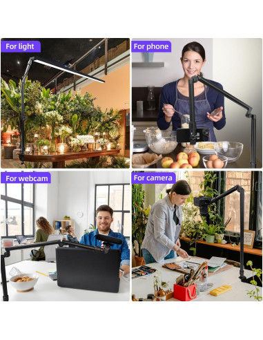 Soporte de Escritorio para Cámara JINSUI AS08 95 cm Ajustable