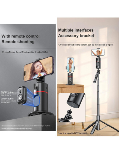 Trípode Inteligente P02 Pangshi con Seguimiento Facial 360