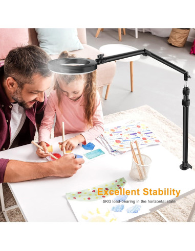 Soporte de escritorio Obeamiu para cámara con brazo ajustable 62 cm