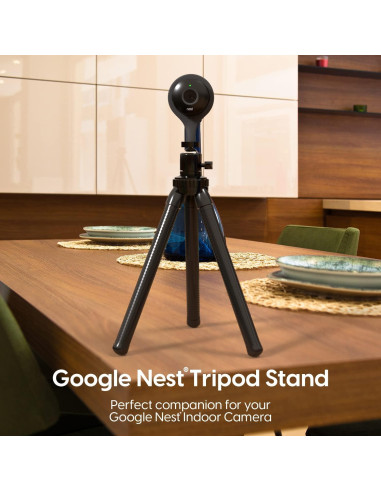 Soporte de trípode TalkWorks para cámara Nest - Flexible y portátil