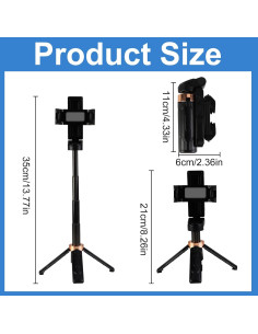 Mini Trípode Portátil PocketFlex con Control Remoto 2kg 2