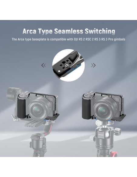 Jaula de Cámara NEEWER CA003S para Sony ZV-E10 con Agarre Jaula de Cámara NEEWER CA003S para Sony ZV-E10 con Agarre