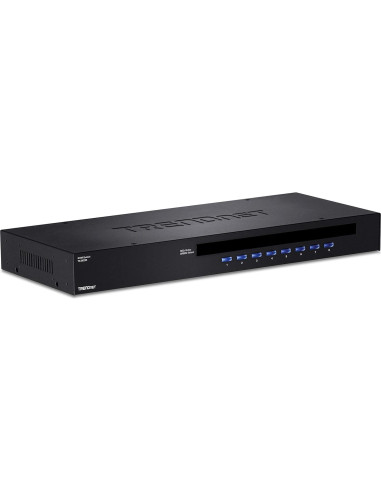 Interruptor KVM TRENDnet TK-803R 8 Puertos USB/PS2 VGA