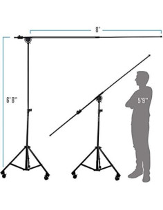 Soporte de Micrófono AxcessAbles MB-W Profesional Metal 203 cm 2