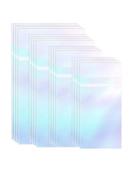 Bolsas de Celofán Holográficas Sepamoon 240 Pcs Iridiscentes Bolsas de Celofán Holográficas Sepamoon 240 Pcs Iridiscentes