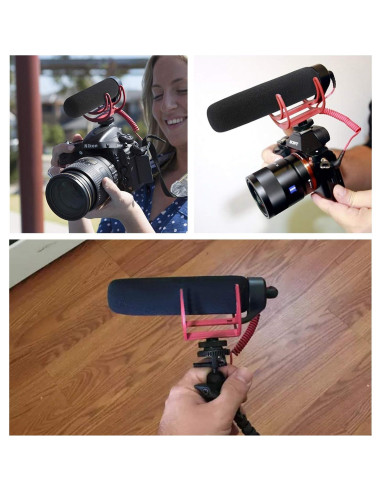Funda de espuma Deadcat SUNMON para micrófono Rode VideoMic Go