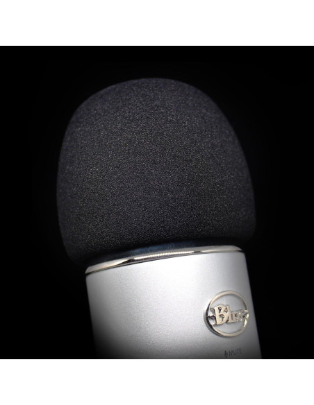 Funda de Espuma Antipop para Micrófono Blue Yeti - Negra Funda de Espuma Antipop para Micrófono Blue Yeti - Negra