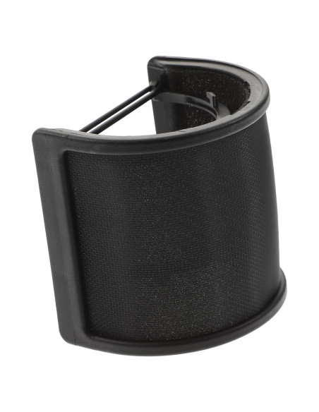 Filtro Pop Garneck Negro para Micrófono 8x7.2cm Aislante Filtro Pop Garneck Negro para Micrófono 8x7.2cm Aislante