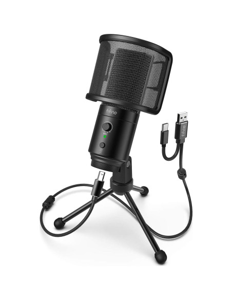 Micrófono de Escritorio USB FIFINE K683A+BM63 con Soporte Micrófono de Escritorio USB FIFINE K683A+BM63 con Soporte