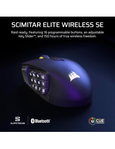Mouse Gaming Inalámbrico Corsair Scimitar Elite SE 33K DPI 2
