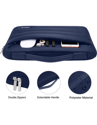 Funda MOSISO para MacBook Air 15" M4 M3 M2 - Azul Marino