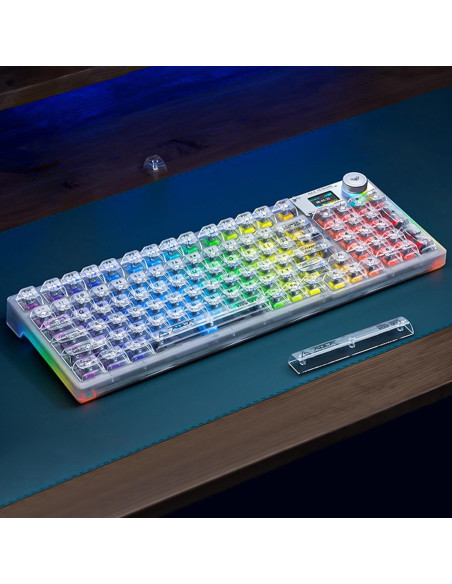 Teclado Mecánico Intercambiable Odpaltoy F98pro RGB 95 Teclas Teclado Mecánico Intercambiable Odpaltoy F98pro RGB 95 Teclas