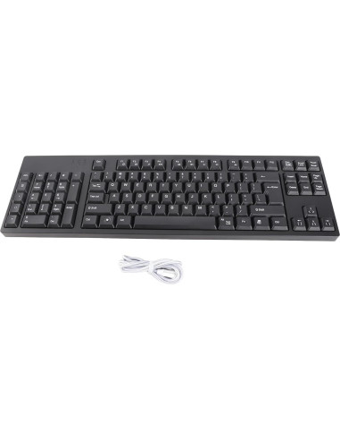 Teclado Ergonómico para Zurdos Yosoo USB Tamaño Completo 109 Teclas