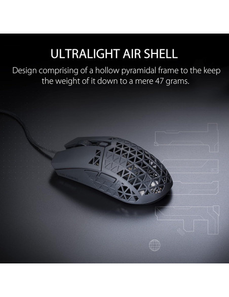 Ratón Gaming ASUS TUF M4 Air | 16,000 DPI, 47g, Negro Ratón Gaming ASUS TUF M4 Air | 16,000 DPI, 47g, Negro
