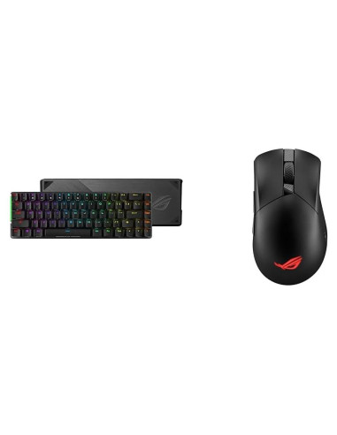 Teclado Mecánico Inalámbrico ASUS ROG Falchion NX 65% RGB y Ratón Gladius III