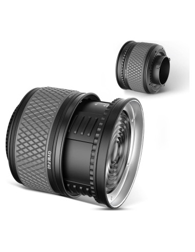 Lente Fresnel GVM F40 con Montura Bowens para Luz de Video