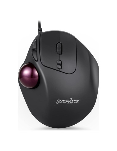 Ratón Trackball Perixx Perimice-517 USB Cableado 7 Botones