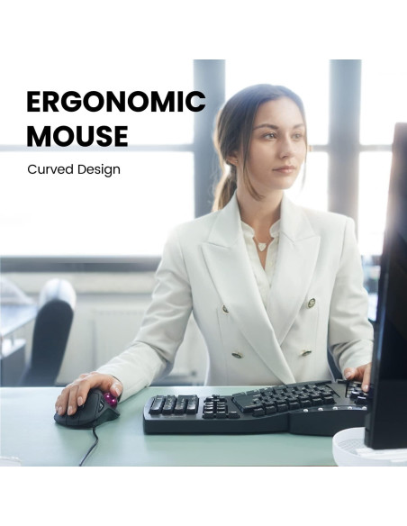 Ratón Trackball Perixx Perimice-517 USB Cableado 7 Botones Ratón Trackball Perixx Perimice-517 USB Cableado 7 Botones