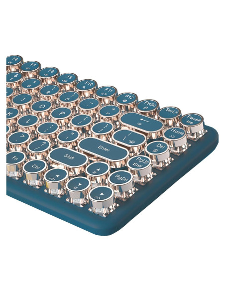 Teclado Mecánico Inalámbrico TISHLED G502 Retro LED 84 Teclas Teclado Mecánico Inalámbrico TISHLED G502 Retro LED 84 Teclas