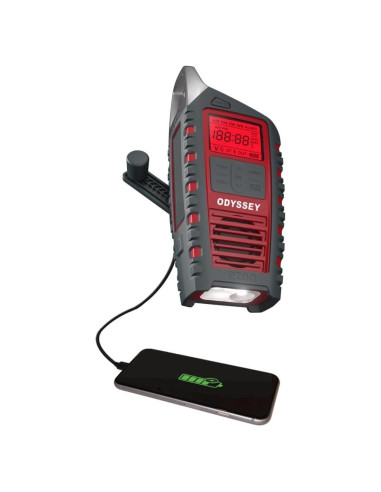 Radio Meteorológica NOAA Eton Odyssey con Manivela y Bluetooth
