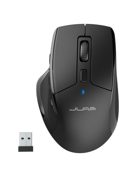 Ratón Inalámbrico JLab JBuds Bluetooth 5.2, Ergonomía y Silencioso Ratón Inalámbrico JLab JBuds Bluetooth 5.2, Ergonomía y Silencioso
