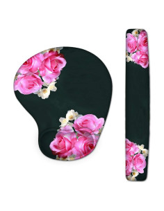 Almohadilla para Muñeca de Teclado y Ratón YITANHY Rosa