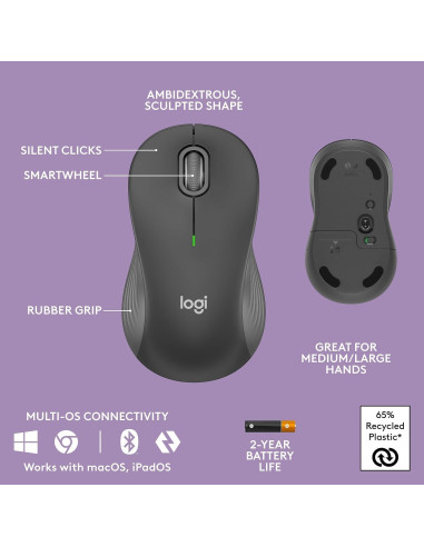 Teclado Inalámbrico Logitech MK670 Wave 0.75 kg