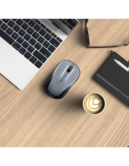 Ratón Inalámbrico Logitech M325 Plata Clara - 2.4 GHz