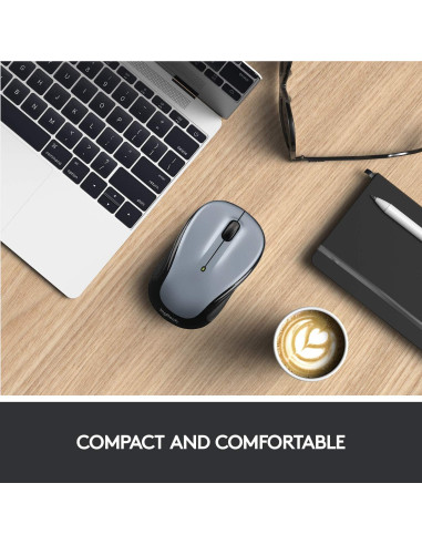 Ratón Inalámbrico Logitech M325 Plata Clara - 2.4 GHz