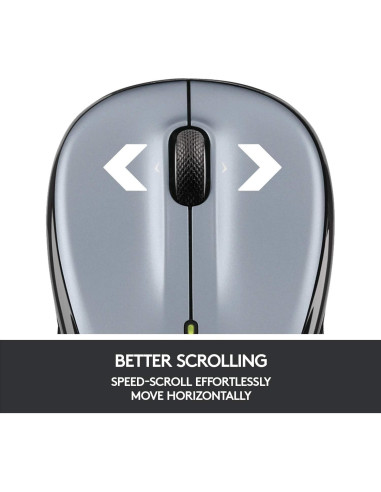 Ratón Inalámbrico Logitech M325 Plata Clara - 2.4 GHz