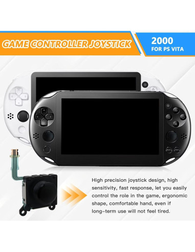 Palanca de Control Analógica Reemplazo INGQI para PS Vita 2000/2001 - Negro